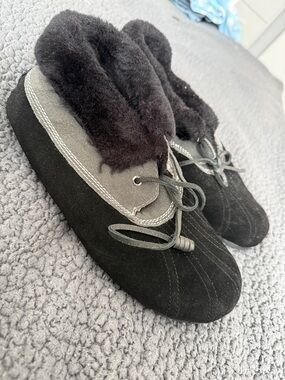 Sperry Fur-Lined Duck Boot Slippers